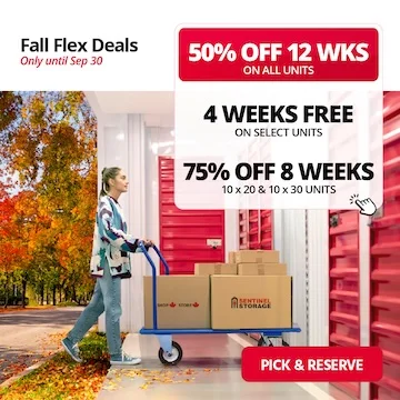 Sentinel Storage - Red Deer Discovery Canyon Promotion