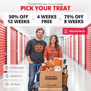Sentinel Storage - Red Deer Discovery Canyon Promotion