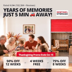Sentinel Storage - Red Deer Discovery Canyon Promotion