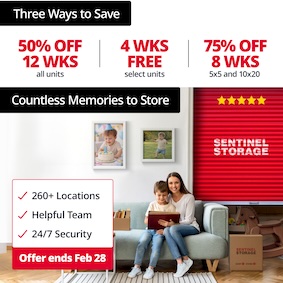 Sentinel Storage - Red Deer Discovery Canyon Promotion